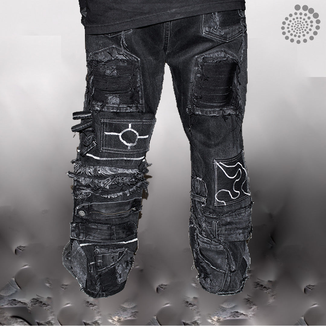 MAD Pankish Printed Black Denim 悔恨の末の出品！-